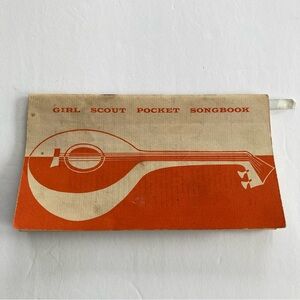 Vintage 1956 Girl Scout Pocket Songbook Camp Fire Music Singing 1950's Book USA
